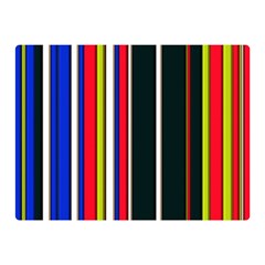 Hot Stripes Red Blue Double Sided Flano Blanket (mini)  by ImpressiveMoments