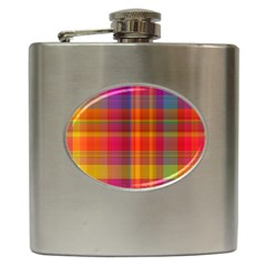 Plaid, Hot Hip Flask (6 Oz) by ImpressiveMoments