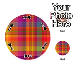 Plaid, Hot Playing Cards 54 (round) 