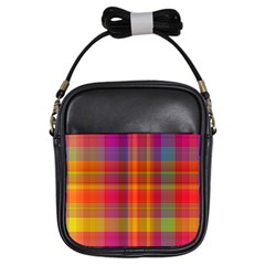 Plaid, Hot Girls Sling Bags by ImpressiveMoments