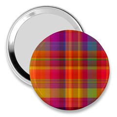 Plaid, Hot 3  Handbag Mirrors by ImpressiveMoments