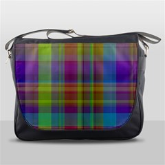 Plaid, Cool Messenger Bags by ImpressiveMoments