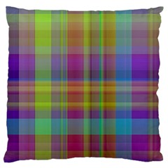 Plaid, Cool Large Flano Cushion Cases (two Sides)  by ImpressiveMoments