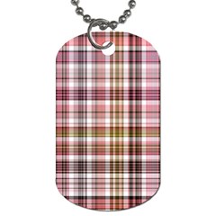 Plaid, Candy Dog Tag (one Side) by ImpressiveMoments