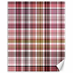 Plaid, Candy Canvas 16  X 20  