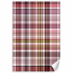 Plaid, Candy Canvas 20  X 30   by ImpressiveMoments