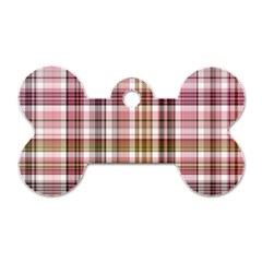 Plaid, Candy Dog Tag Bone (two Sides) by ImpressiveMoments