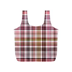 Plaid, Candy Full Print Recycle Bags (s)  by ImpressiveMoments