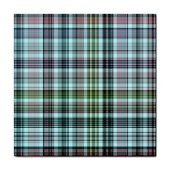 Plaid Ocean Tile Coasters by ImpressiveMoments