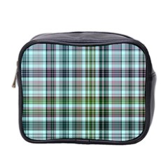 Plaid Ocean Mini Toiletries Bag 2-side by ImpressiveMoments