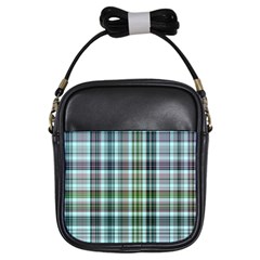 Plaid Ocean Girls Sling Bags by ImpressiveMoments