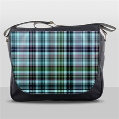 Plaid Ocean Messenger Bags by ImpressiveMoments