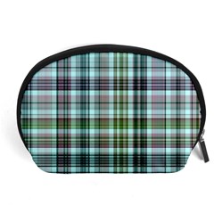 Plaid Ocean Accessory Pouches (large)  by ImpressiveMoments