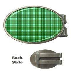 Plaid Forest Money Clips (oval)  by ImpressiveMoments