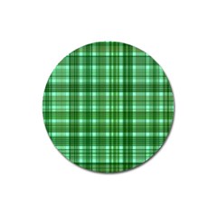 Plaid Forest Magnet 3  (round) by ImpressiveMoments