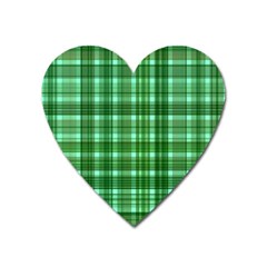 Plaid Forest Heart Magnet by ImpressiveMoments