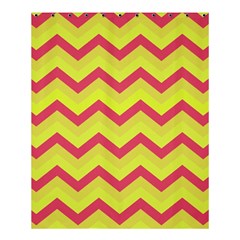 Chevron Yellow Pink Shower Curtain 60  X 72  (medium)  by ImpressiveMoments