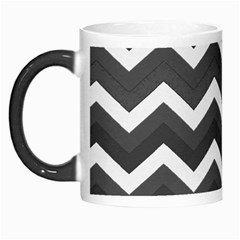 Chevron Dark Gray Morph Mugs by ImpressiveMoments