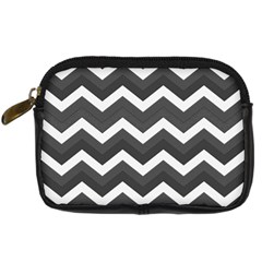 Chevron Dark Gray Digital Camera Cases by ImpressiveMoments