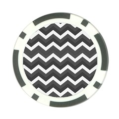 Chevron Dark Gray Poker Chip Card Guards (10 Pack)  by ImpressiveMoments