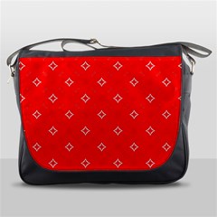 Cute Seamless Tile Pattern Gifts Messenger Bags by GardenOfOphir