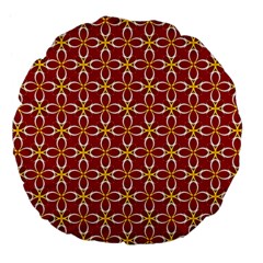 Cute Seamless Tile Pattern Gifts Large 18  Premium Flano Round Cushions by GardenOfOphir