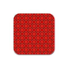 Cute Seamless Tile Pattern Gifts Rubber Square Coaster (4 Pack)  by GardenOfOphir