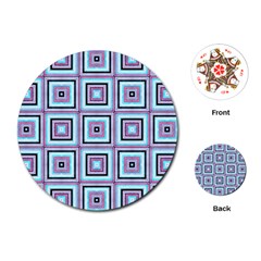 Cute Seamless Tile Pattern Gifts Playing Cards (round)  by GardenOfOphir