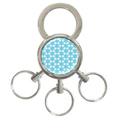 Cute Seamless Tile Pattern Gifts 3-ring Key Chains