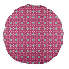 Cute Seamless Tile Pattern Gifts Large 18  Premium Flano Round Cushions by GardenOfOphir