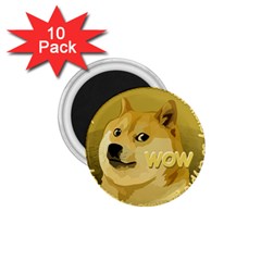 Dogecoin 1 75  Magnets (10 Pack) 