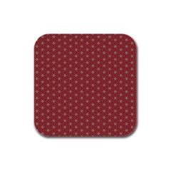 Cute Seamless Tile Pattern Gifts Rubber Square Coaster (4 Pack)  by GardenOfOphir