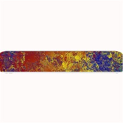 Abstract In Gold, Blue, And Red Small Bar Mats by digitaldivadesigns