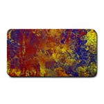 Abstract in Gold, Blue, and Red Medium Bar Mats 16 x8.5  Bar Mat