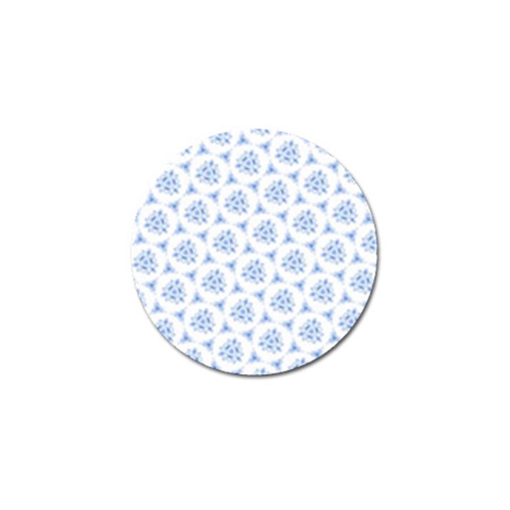 Sweet Doodle Pattern Blue Golf Ball Marker (4 pack)