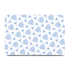 Sweet Doodle Pattern Blue Plate Mats by ImpressiveMoments