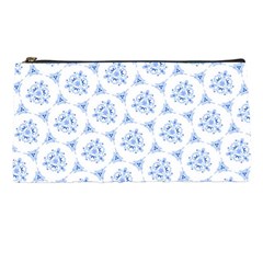 Sweet Doodle Pattern Blue Pencil Cases by ImpressiveMoments