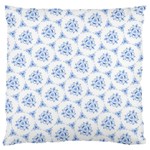 Sweet Doodle Pattern Blue Large Flano Cushion Cases (One Side)  Front