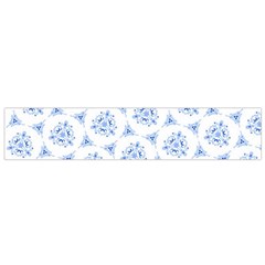 Sweet Doodle Pattern Blue Flano Scarf (small)  by ImpressiveMoments