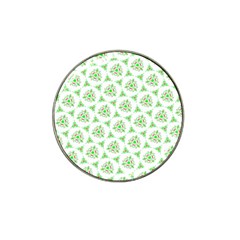 Sweet Doodle Pattern Green Hat Clip Ball Marker (10 Pack)