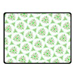 Sweet Doodle Pattern Green Fleece Blanket (Small) 50 x40  Blanket Front