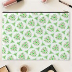 Sweet Doodle Pattern Green Cosmetic Bag (XXXL)  Back