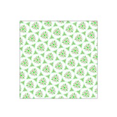 Sweet Doodle Pattern Green Satin Bandana Scarf by ImpressiveMoments