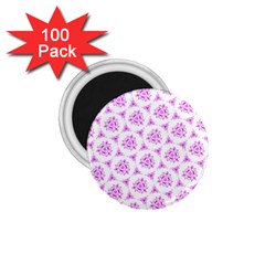 Sweet Doodle Pattern Pink 1 75  Magnets (100 Pack)  by ImpressiveMoments