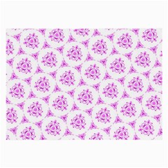 Sweet Doodle Pattern Pink Large Glasses Cloth (2-side) by ImpressiveMoments