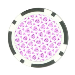 Sweet Doodle Pattern Pink Poker Chip Card Guards (10 Pack)  by ImpressiveMoments