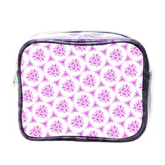 Sweet Doodle Pattern Pink Mini Toiletries Bags by ImpressiveMoments