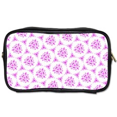 Sweet Doodle Pattern Pink Toiletries Bags 2-side by ImpressiveMoments