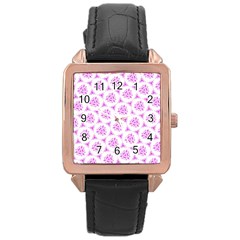 Sweet Doodle Pattern Pink Rose Gold Watches by ImpressiveMoments