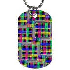 Doodle Pattern Freedom Black Dog Tag (two Sides) by ImpressiveMoments